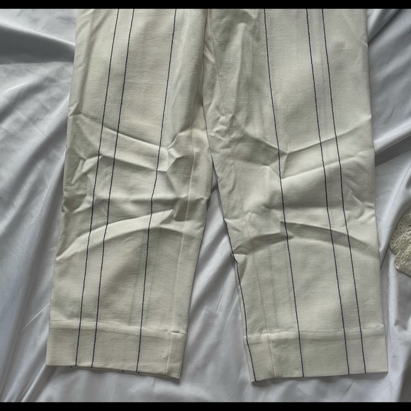 White Straight Leg Pants - Picture 4 of 4